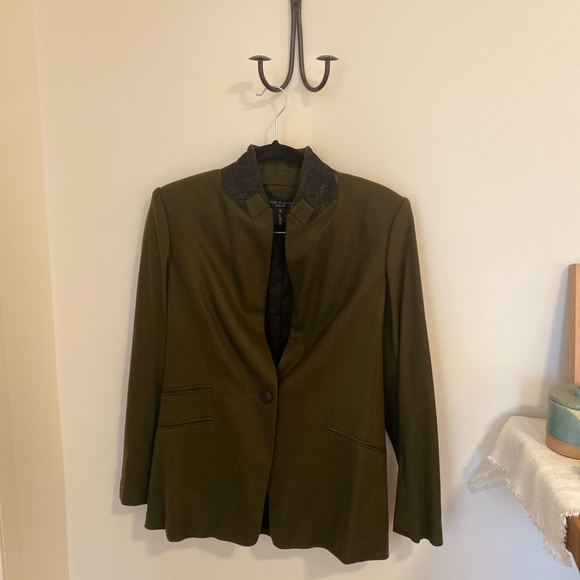 Rag & Bone Duke Blazer, new without tags, size 6, olive - Picture 9 of 16